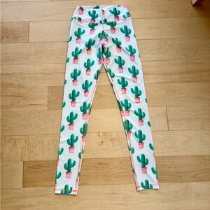 Arthletic Cactus Print Yoga Pants